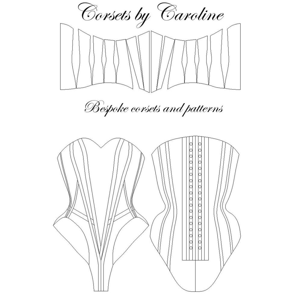 Corset Patterns - Corset Making Supplies, bra and lingerie making ...