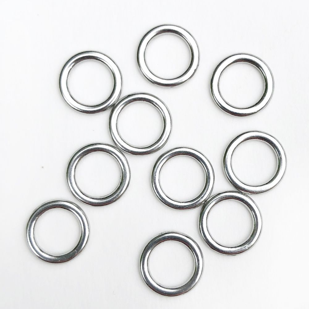 Lingerie rings - 5mm silver