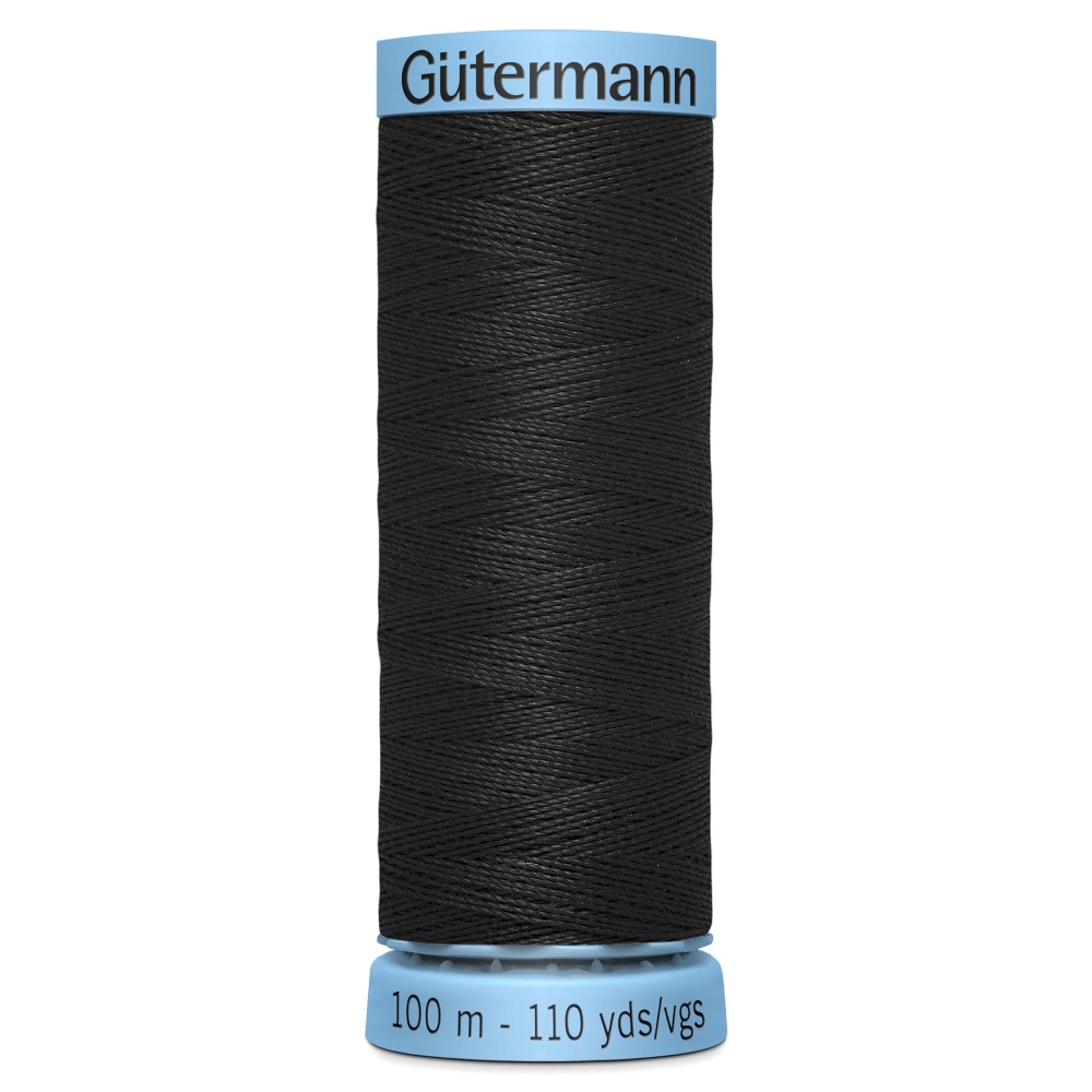 Silk thread Black