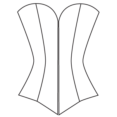 custom corset pattern underbust