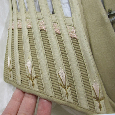 corset flossing sample