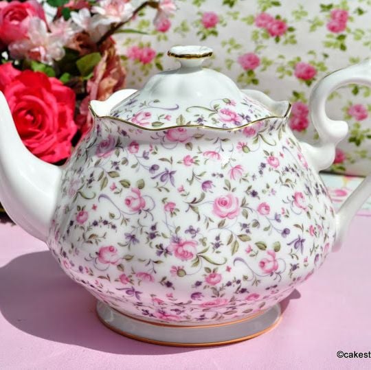 Royal Albert Rose Confetti 2 Pint Bone China Teapot
