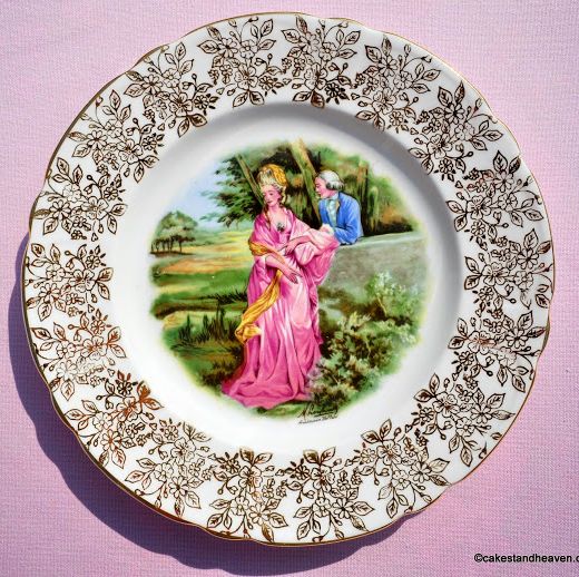 Regency Style My Lady Vintage China 20cm Plate