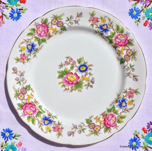Royal Stafford Rochester Vintage Floral 21cm Plate c.1950s - Stock 5