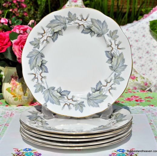 Royal Albert Silver Maple 26cm Bone China Dinner Plate