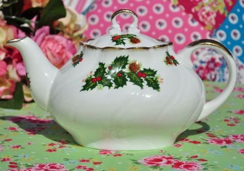 Queen's Rosina China Yuletide Teapot