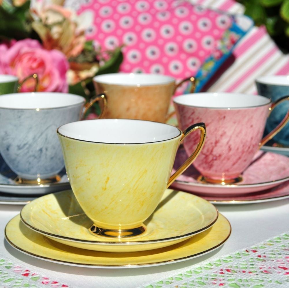 Royal Albert Gossamer Six Tea Cup Trios Set