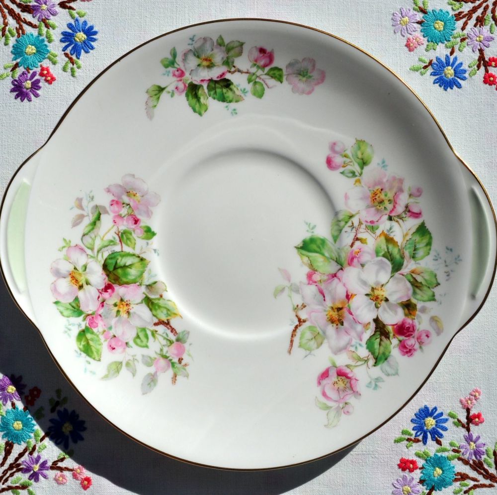 Royal Doulton Apple Blossom H4899 Cake Plate c.1950s