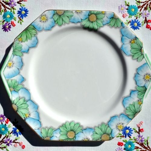 Paragon Art Deco Angled Fine China Cake Plate c.1932+