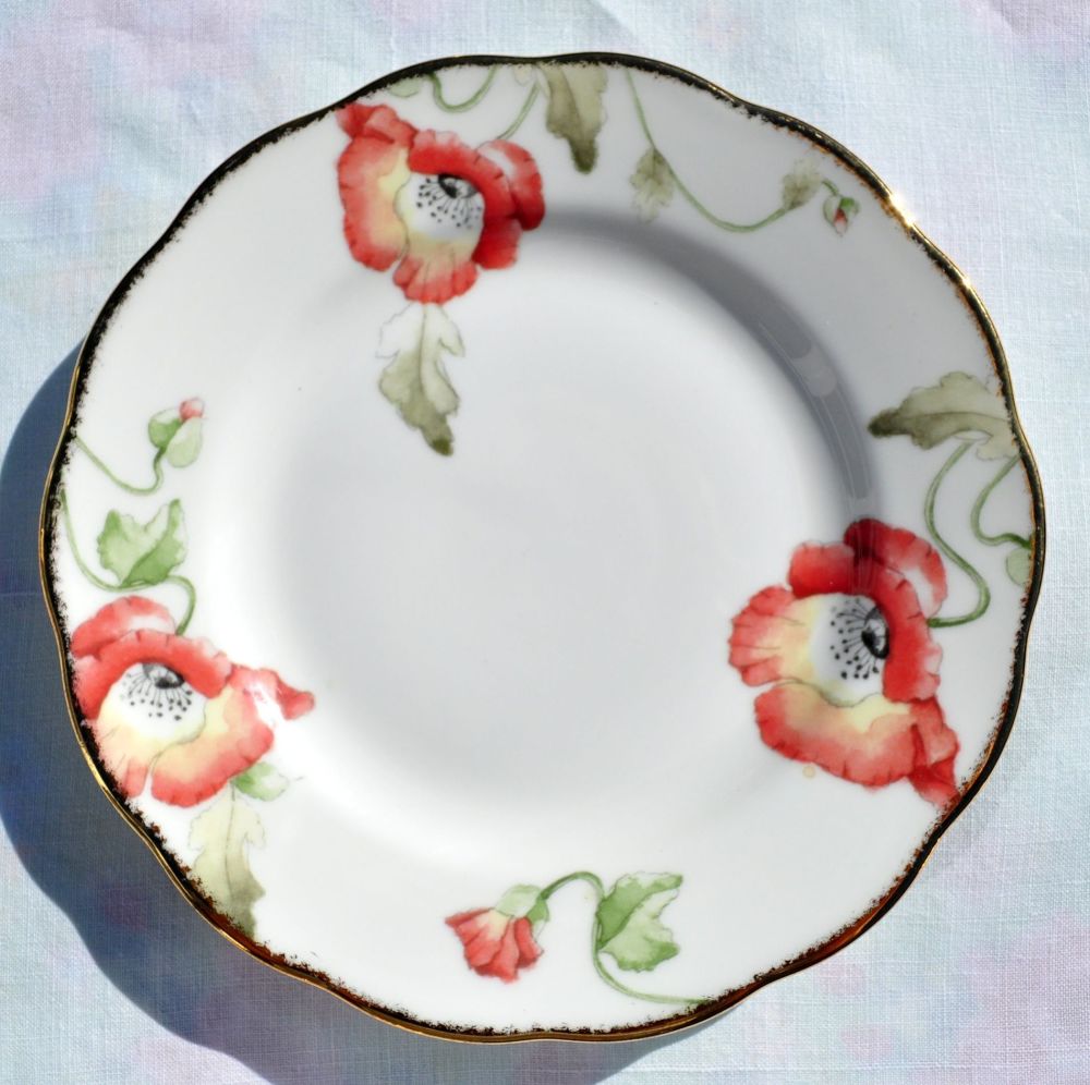 Royal Albert Poppy 1970's Style Bone China Tea Plate