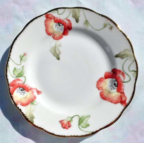 Royal Albert Poppy 1970's Style Bone China Tea Plate