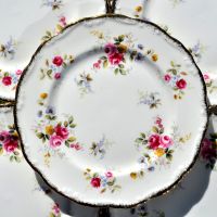 Royal Albert Tenderness Set of Six 18cm Vintage Bone China Plates