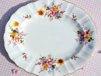 Royal Crown Derby Posies First Quality Large Vintage China Platter c.1985