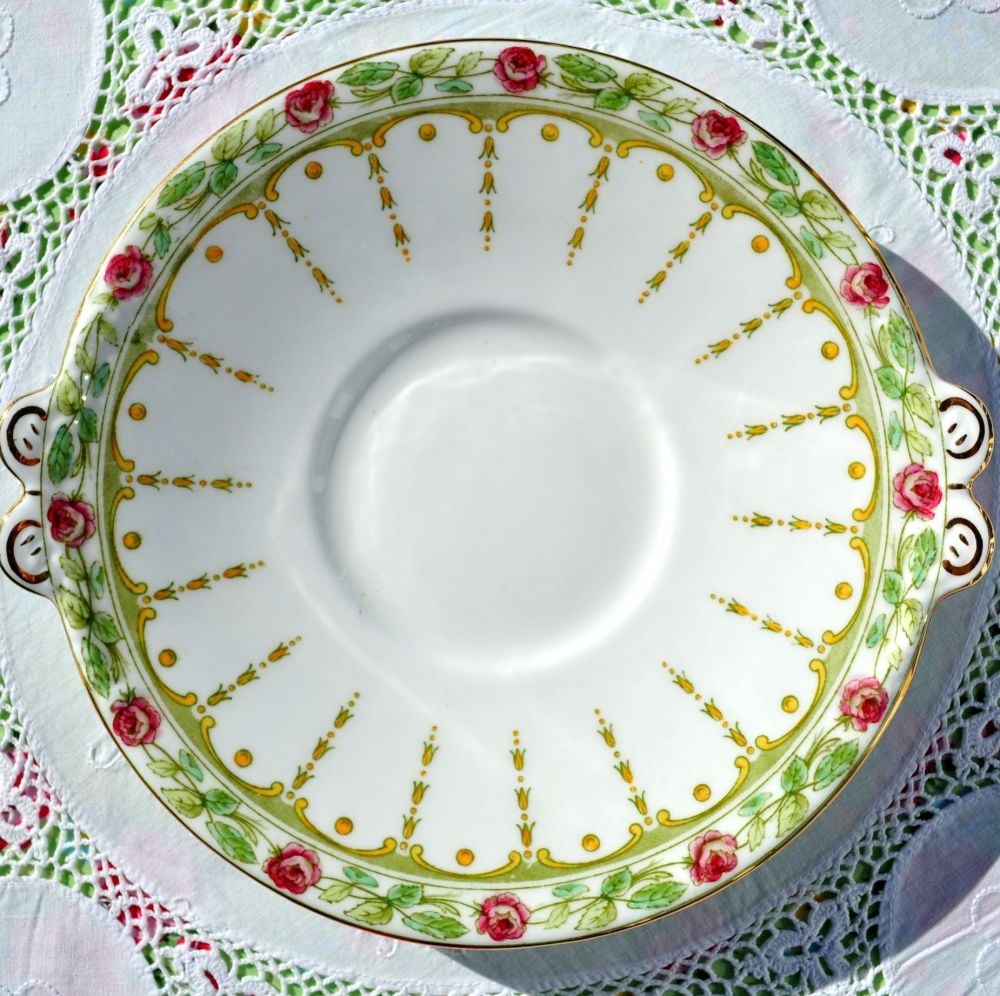 Adderleys Sicily Pattern Vintage Bone China Cake Plate c.1926+