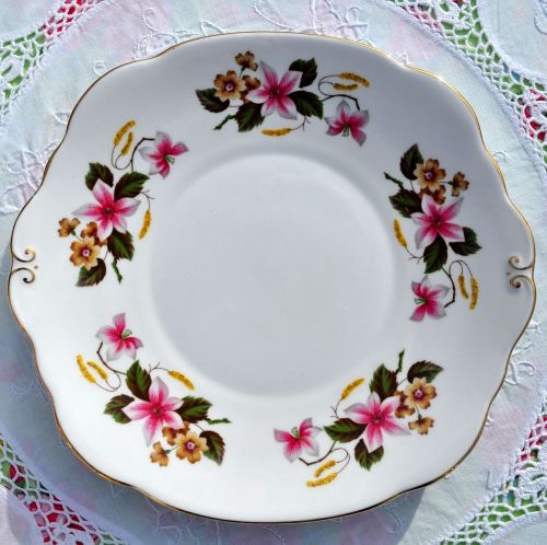 Duchess Windermere Vintage Bone China Cake Plate c.1960s