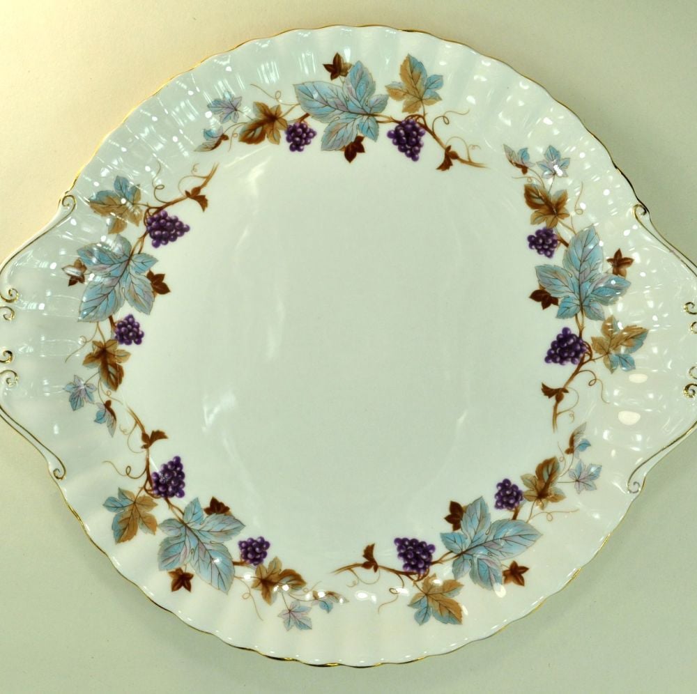 Royal Albert Lorraine Vintage China Cake Plate c.1960s