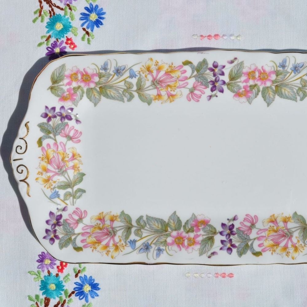 Paragon Country Lane Sandwich or Cake Serving Tray c.1957+