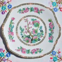Duchess Indian Tree Square Cake Plate c.1950's