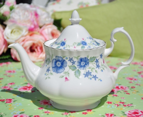 Royal Albert Meadowcroft Vintage China Teapot c.1990s