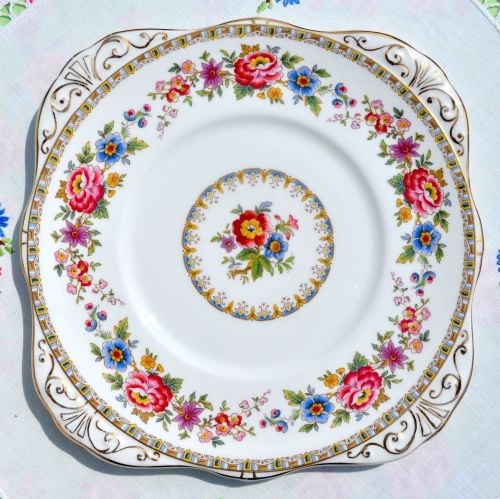 Royal Grafton Malvern Pattern Square Vintage Cake Plate