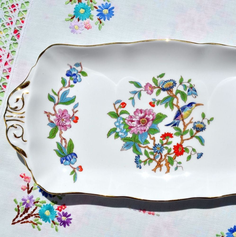 Aynsley Pembroke Pattern Fine Bone China Sandwich Tray
