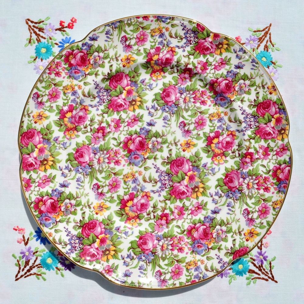 House of Claridge Collectors Edition Chintz 27cm Plate