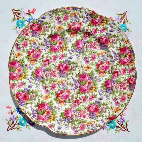 House of Claridge Collectors Edition Chintz 27cm Plate