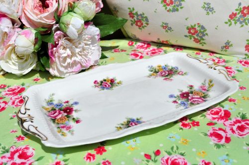 Royal Albert Chelsea Garden Sandwich Tray c.1970s