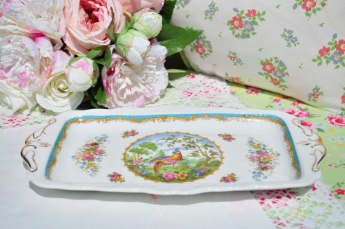 Royal Albert Chelsea Bird Sandwich Tray c.1950s
