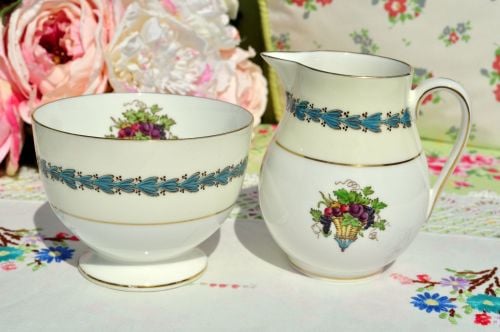 Wedgwood Appledore Milk Jug & Sugar Bowl c.1960s
