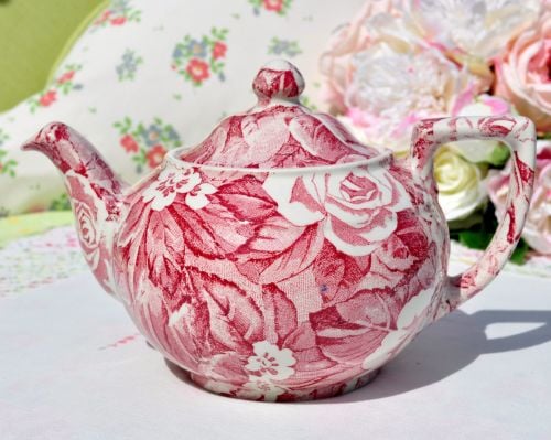 Burleigh Ware Victorian Chintz Teapot