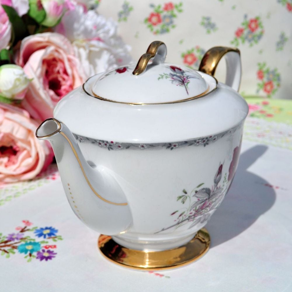 Gold Gilded Footed Teapot