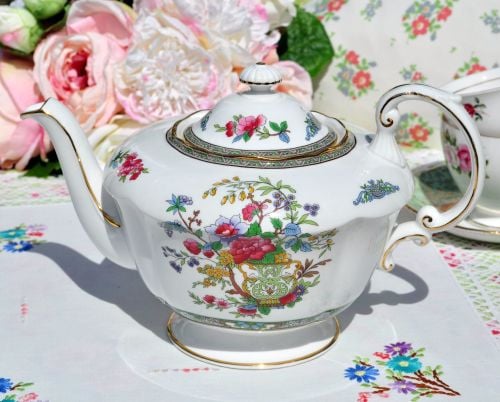 Paragon Tree of Kashmir Fine China Large Teapot C.1950s