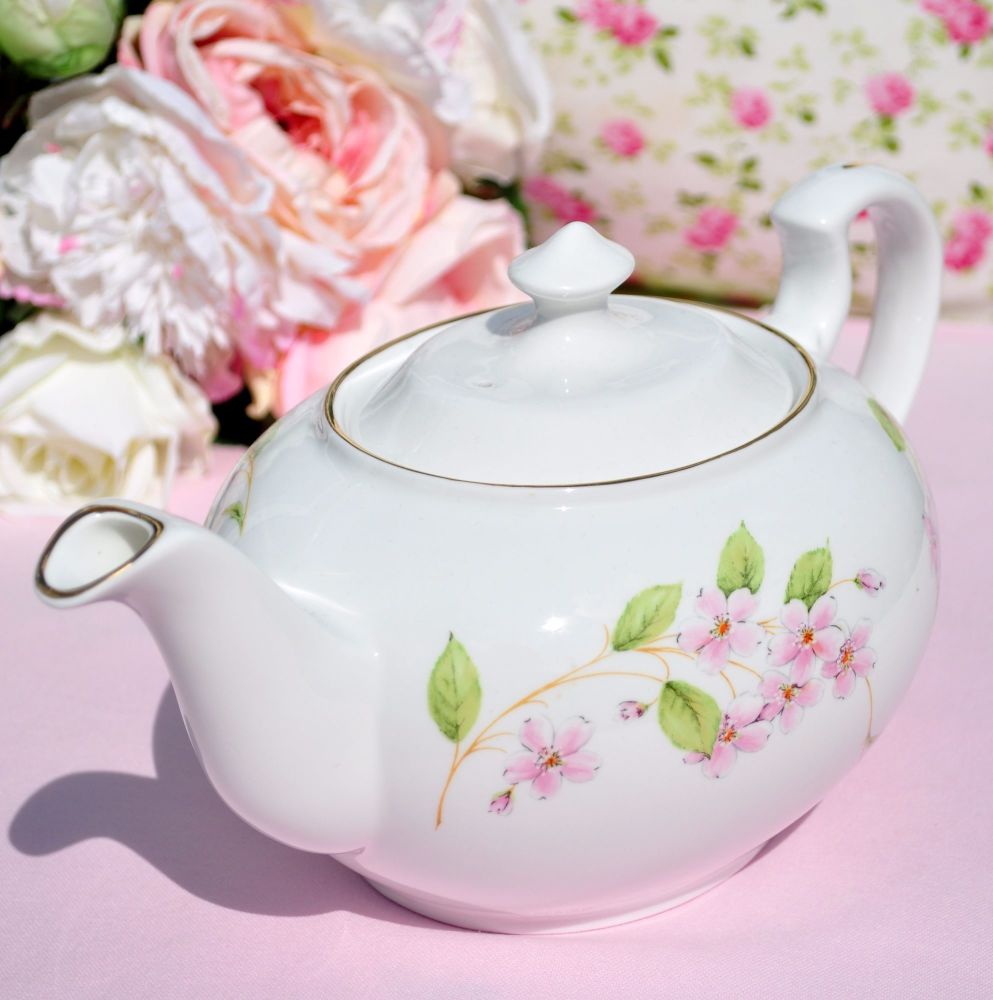 Aynsley Cherry Blossom 2 Pint Teapot