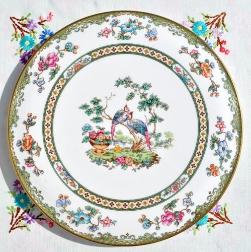 Spode Elysee Vintage Fine China Gateau Cake Plate