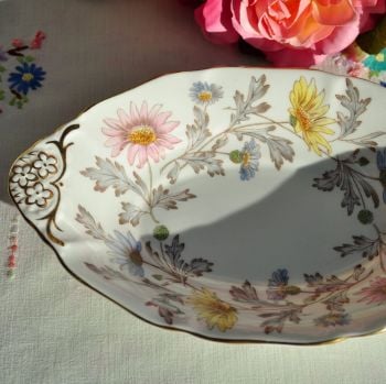 Foley Somerset Pretty Floral Biscuit Tray c.1950s