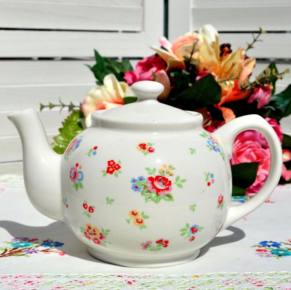 Cath Kidston Sprig Pattern Teapot