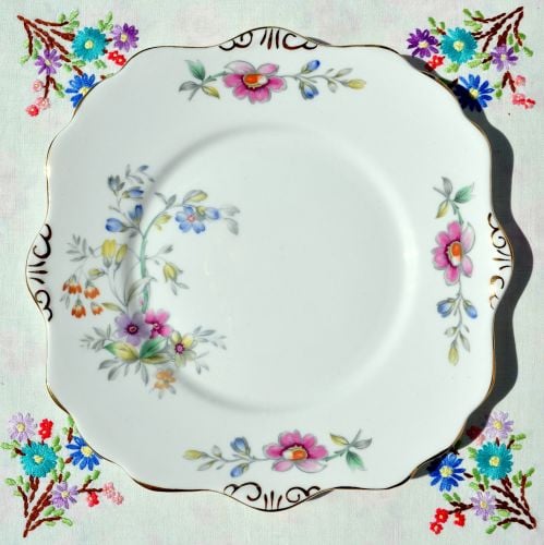 Royal Stafford Bideford Cake Plate c.1950s