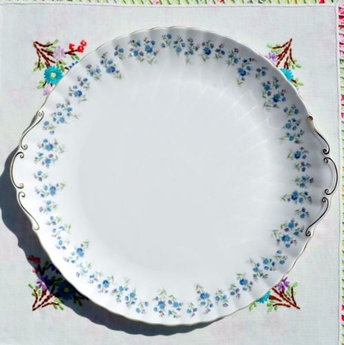 Royal Albert Memory Lane Large Celebration Cake Plate