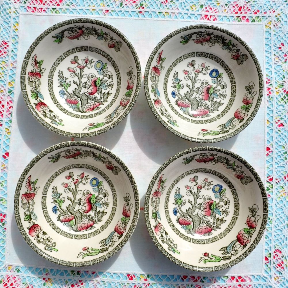 Johnson Bros. Indian Tree Dessert Bowls Set