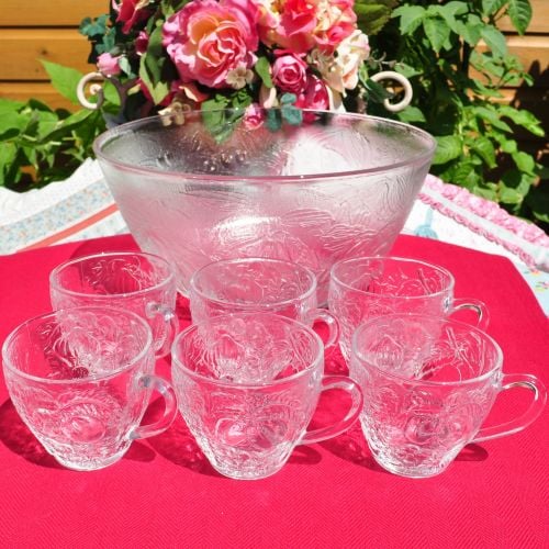Duralex Tempered Glass Punch Bowl Set