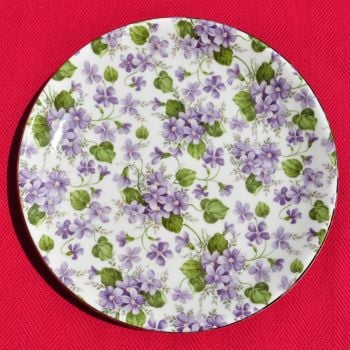 Sheltonian Chintz Violets Side Plate