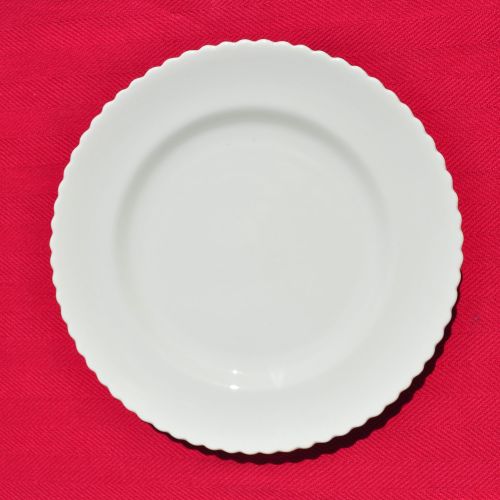 Antique Aynsley China White Tea Plates Set c.1912