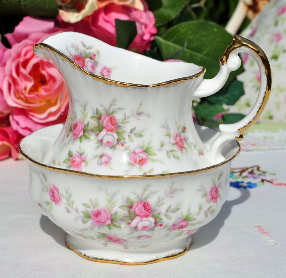 Paragon Victoriana Rose Milk Jug and Sugar Bowl