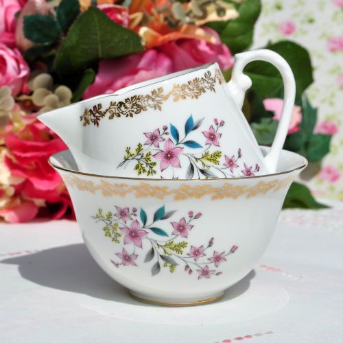 Royal Grafton Vintage Creamer and Sugar Bowl c.1957+