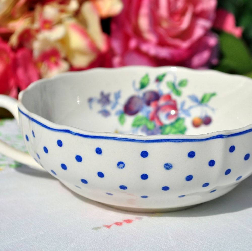 Copeland Spode Polka Dot Soup Coupe c.1930's