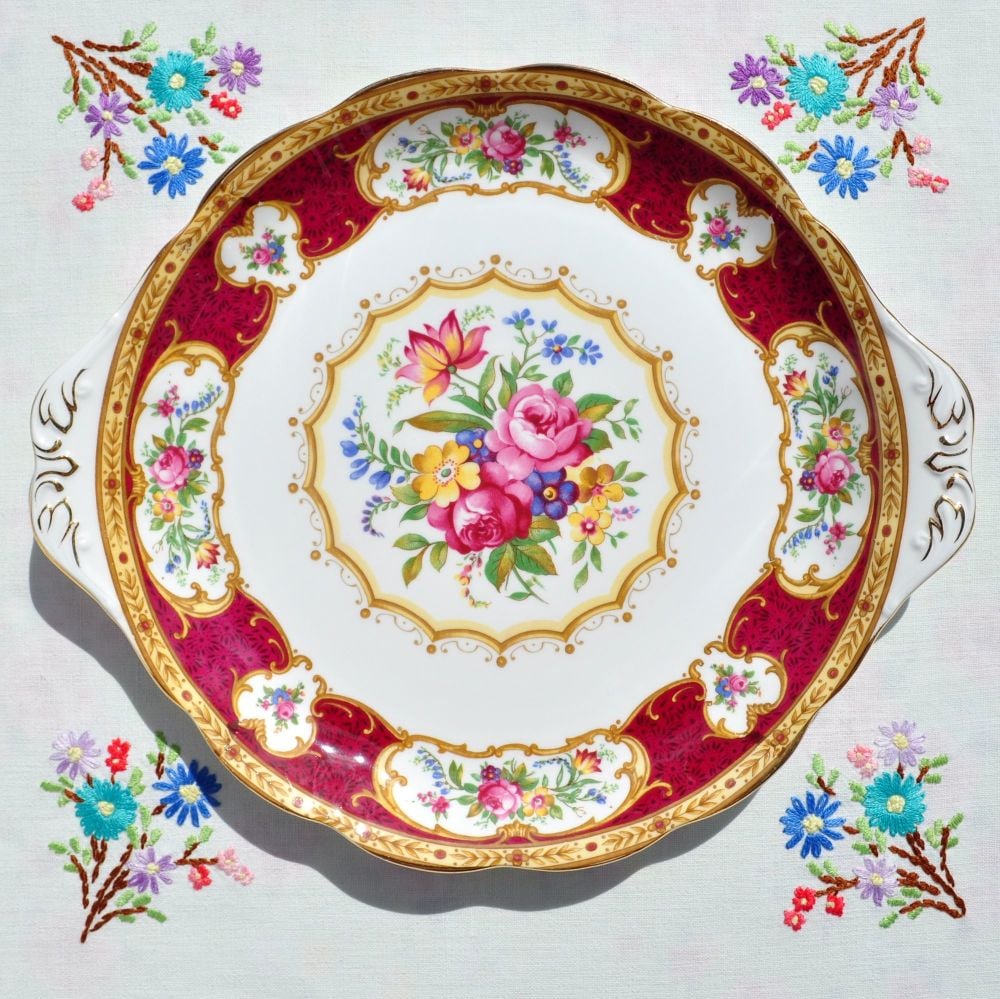 Royal Albert Lady Hamilton Cake Plate c.1960's