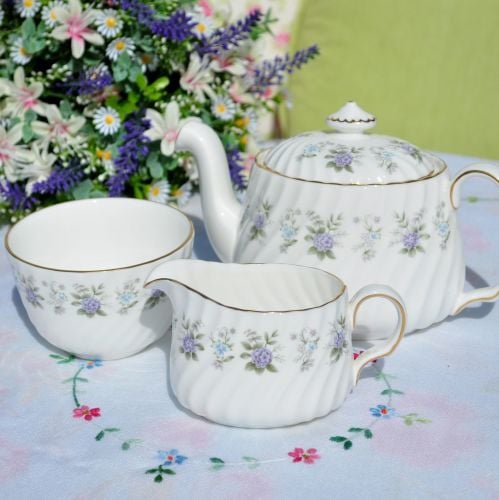 Minton Alpine Spring Tea For Two Tea Set