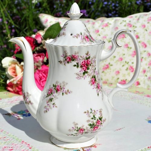 Royal Albert Lavender Rose Tall Teapot c.1960's