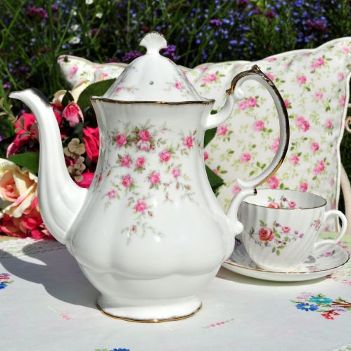 Paragon Royal Albert Victoriana Rose Tall Teapot